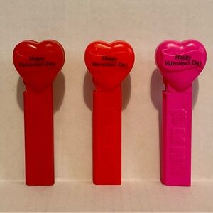 Vintage Valentine PEZ Dispensers